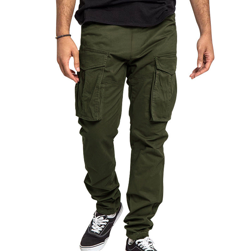 Herren Cargo-Hose mit elastischem Bund und zahlreichen Taschen R&B