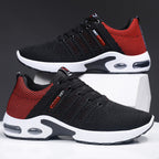 Damen Sportliche Sneakers mit atmungsaktiver Oberflächenstruktur und dämpfender Sohle R&B