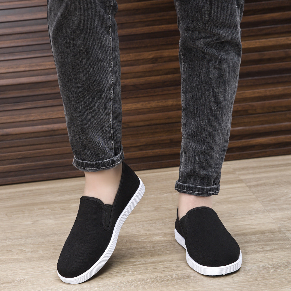 Damen Bequeme Slip-On Sneakers mit Elastikeinsätzen R&B