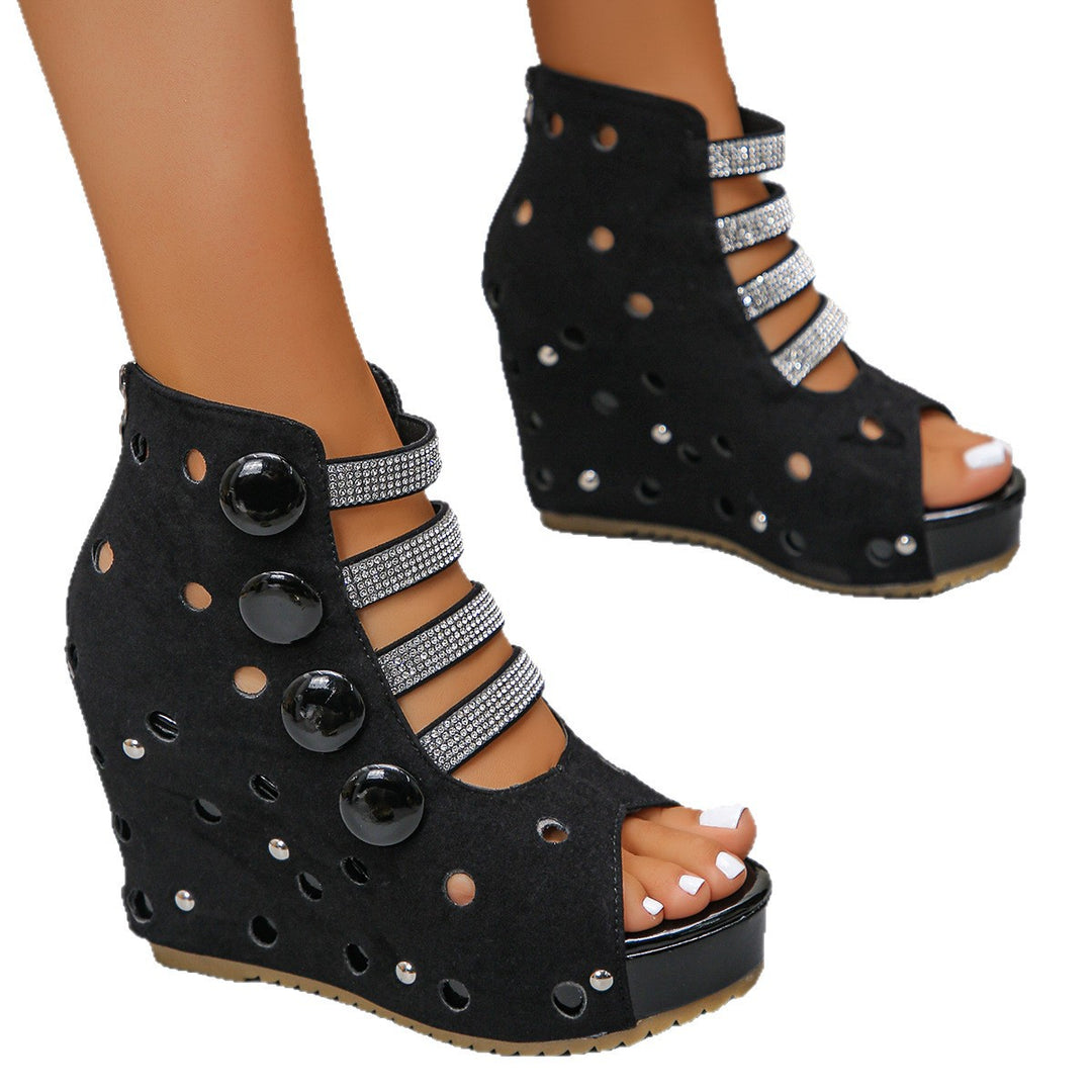 Damen Plateau Sandalen R&B