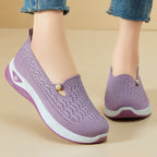 Damen Komfortable Strick-Sneaker mit rutschfester Sohle R&B