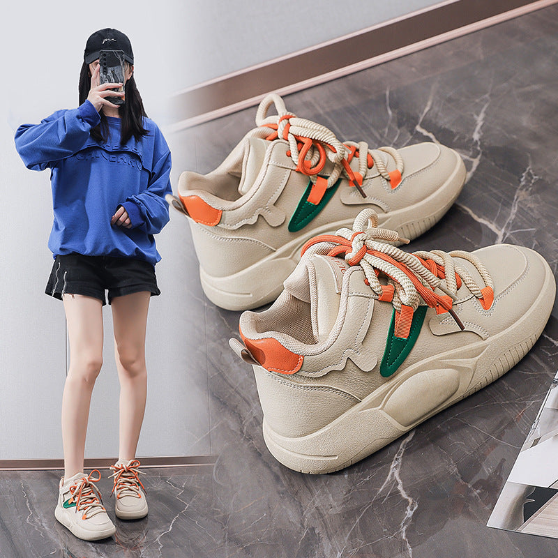 Damen Sportliche High-Top Sneakers mit innovativem Schnürsystem R&B