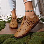 Damen Atmungsaktive Freizeitschuhe mit perforierten Löchern R&B