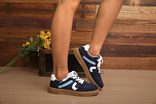 Damen Sneakers im modernen Design mit verstärktem Komfort und rutschfester Sohle R&B