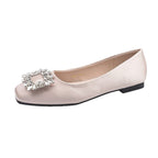 Damen Ballerina-Schuhe mit funkelndem Schmuckdetail R&B