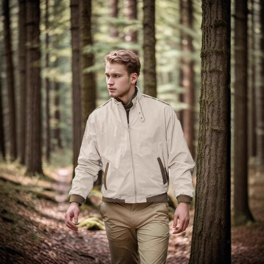 Herren lässige und winddichte Freizeitjacke R&B