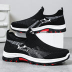 Damen Atmungsaktive Freizeit-Schuhe mit flexiblem Strickoberteil R&B