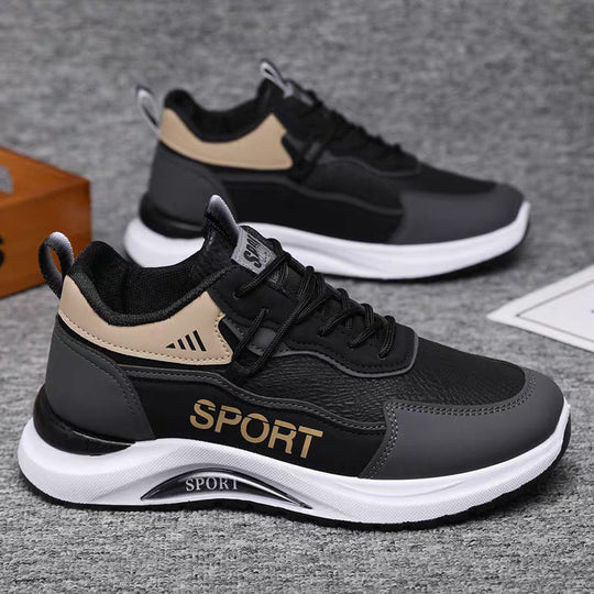 Herren Sportliche Sneakers mit stoßdämpfender Sohle und atmungsaktiver Oberflächenstruktur R&B