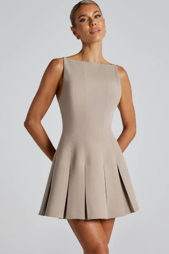 Damen Freizeitkleid mit schwingendem Rock und elegantem Schnitt R&B