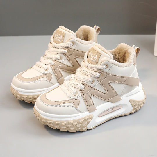 Damen Winter Sneaker mit atmungsaktivem Innenfutter und rutschfester Profilsohle R&B