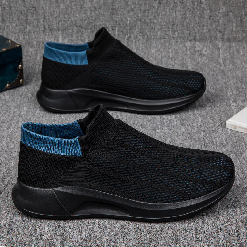Damen Atmungsaktive Stricksneaker mit elastischem Schaft