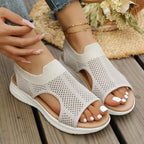 Damen Freizeitsandalen mit atmungsaktivem Obermaterial und rutschfester Sohle R&B