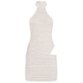 Damen Spitzen-Cocktailkleid mit schicker Halteroptik und elastischem Saum R&B