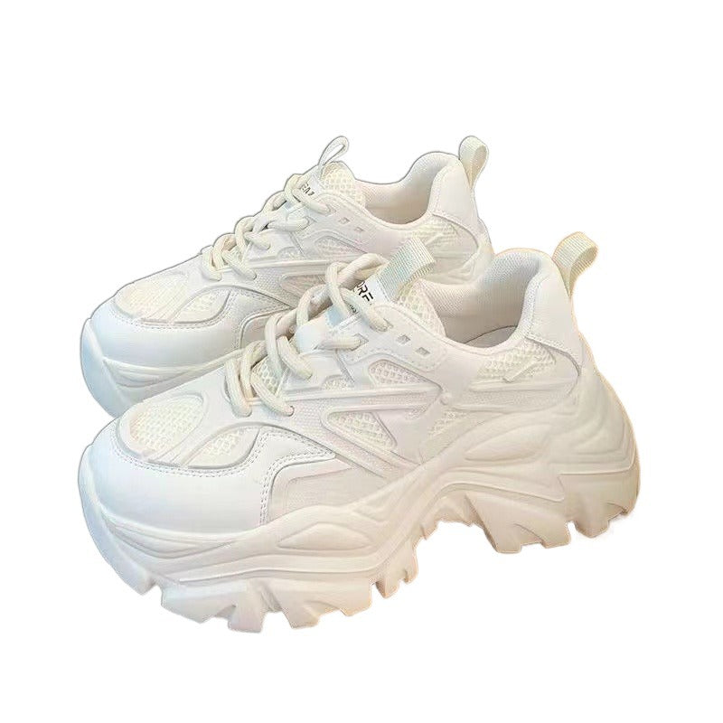 Damen Sportliche chunky Sneakers mit rutschfester Sohle und atmungsaktiver Mesh-Oberfläche R&B