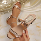Damen Glamouröse und funkelnde Sandalen R&B