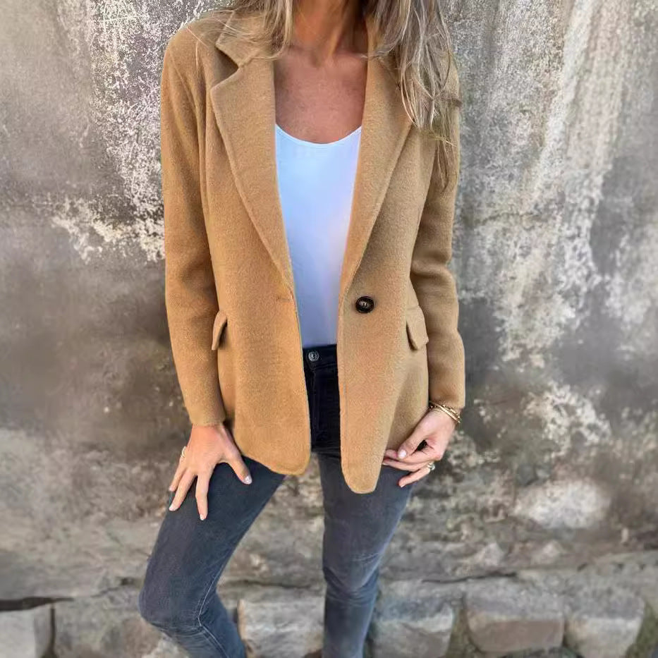 Damen modische Wollblazer R&B