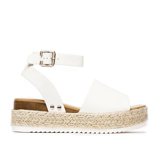 Damen Plateau-Sandalen mit verstellbarem Riemen R&B