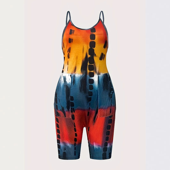 Damen Trendiger Jumpsuit mit lässigem Farbverlauf R&B