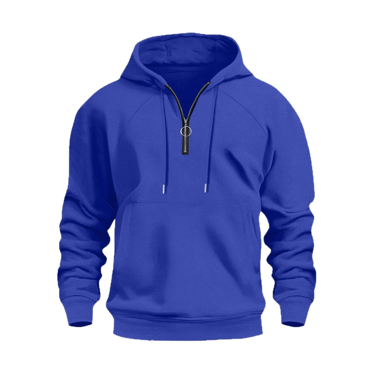 Herren funktionale Kapuzenpullover mit halbem Reißverschluss R&B