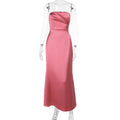 Damen Elegantes Satin-Maxikleid mit figurformendem Schnitt R&B