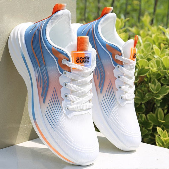 Damen Sportliche Sneaker mit atmungsaktiver Mesh-Oberfläche und flexibler Dämpfung R&B