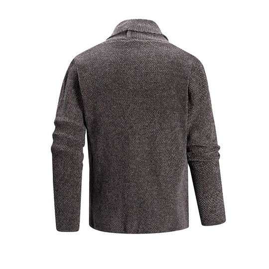 Damen Elegante Strickjacke mit schickem Revers und Taschen R&B