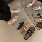 Damen Mesh-Slipper mit verstellbarem Riemen R&B