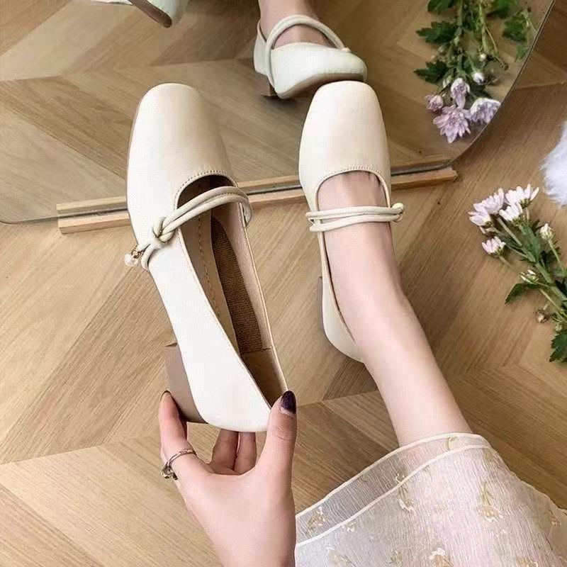 Damen Ballerinas mit elegantem Knoten und komfortablem Fußbett R&B
