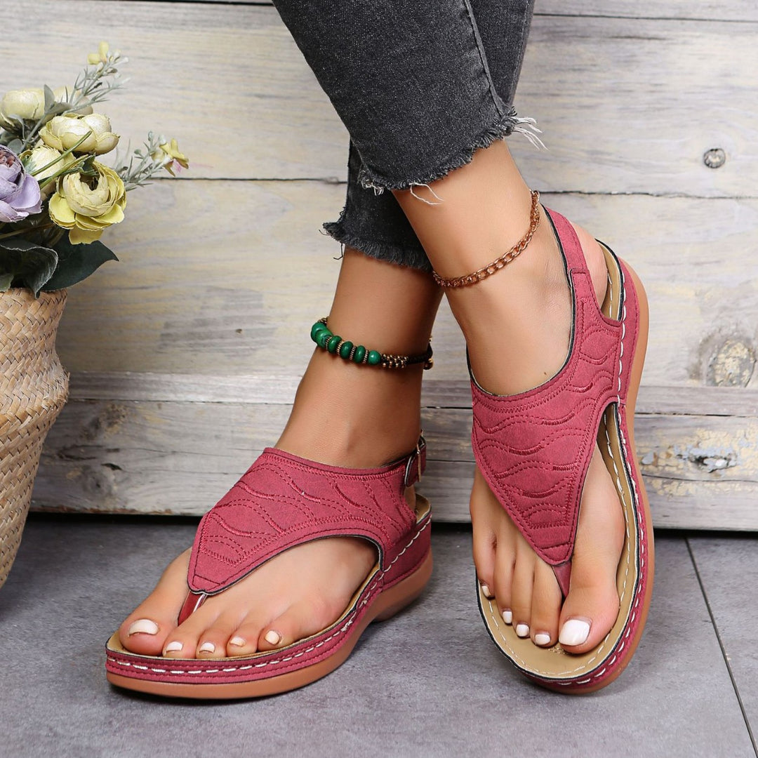 Damen Casual Zehentrenner R&B