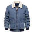 Herren Jeansjacke mit Fleecefutter und praktischen Taschen
