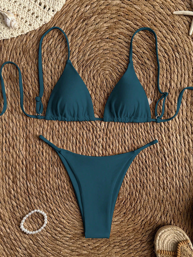 Damen Bikini-Set mit verspieltem Tie-Dye-Muster R&B