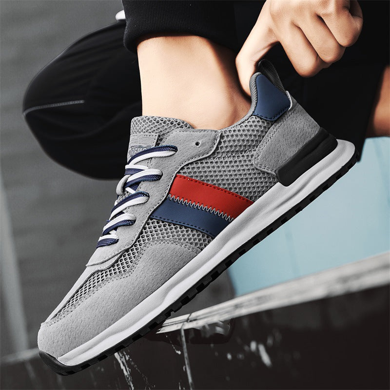 Damen Sportliche Sneakers mit atmungsaktivem Mesh-Obermaterial und stabiler Gummisohle