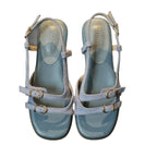 Damen Riemchen-Sandalen mit komfortablem Fußbett und modischem Schnallen-Design R&B