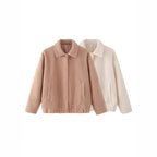 Damen strapazierfähige und kuschelige Teddyjacke mit elastischem Bund R&B