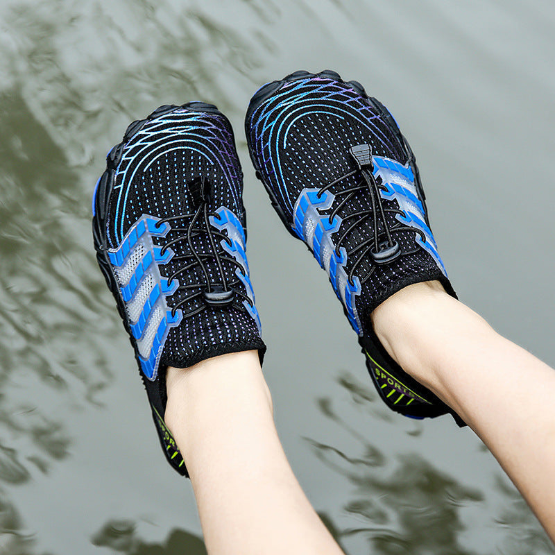 Damen Wassersportschuhe mit rutschfester Sohle und atmungsaktivem Mesh-Obermaterial