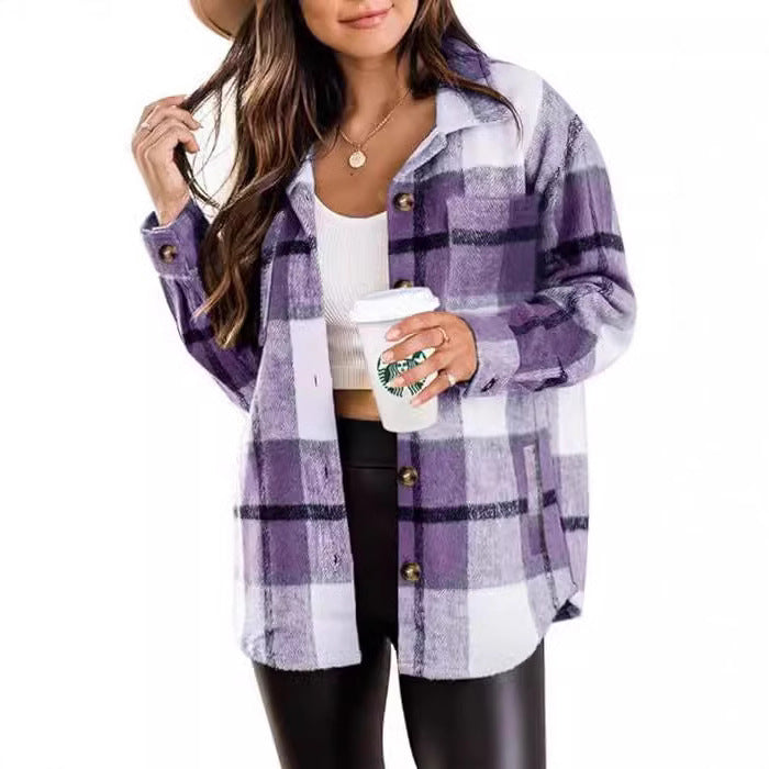 Damen Flanelljacke R&B
