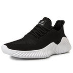 Damen Sportliche Sneaker mit elastischer Knöchelpartie und rutschfester Sohle