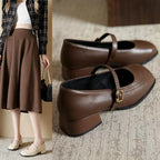 Damen Ballerinas mit modischen Riemen und elegantem Design
