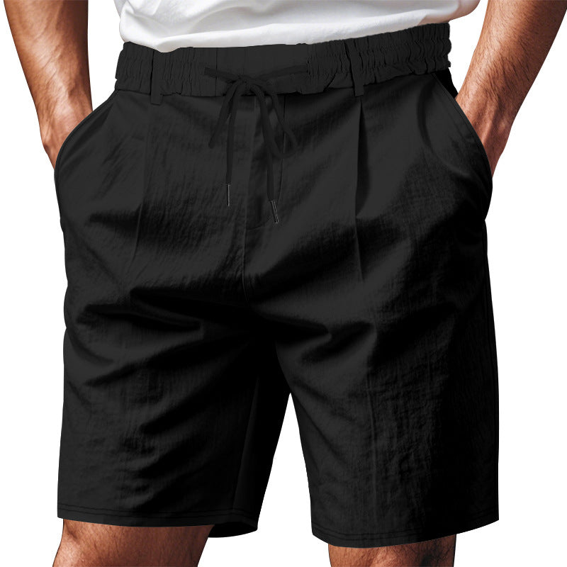 Damen bequeme Sweatshorts mit verstellbarem Bund und Seitentaschen R&B