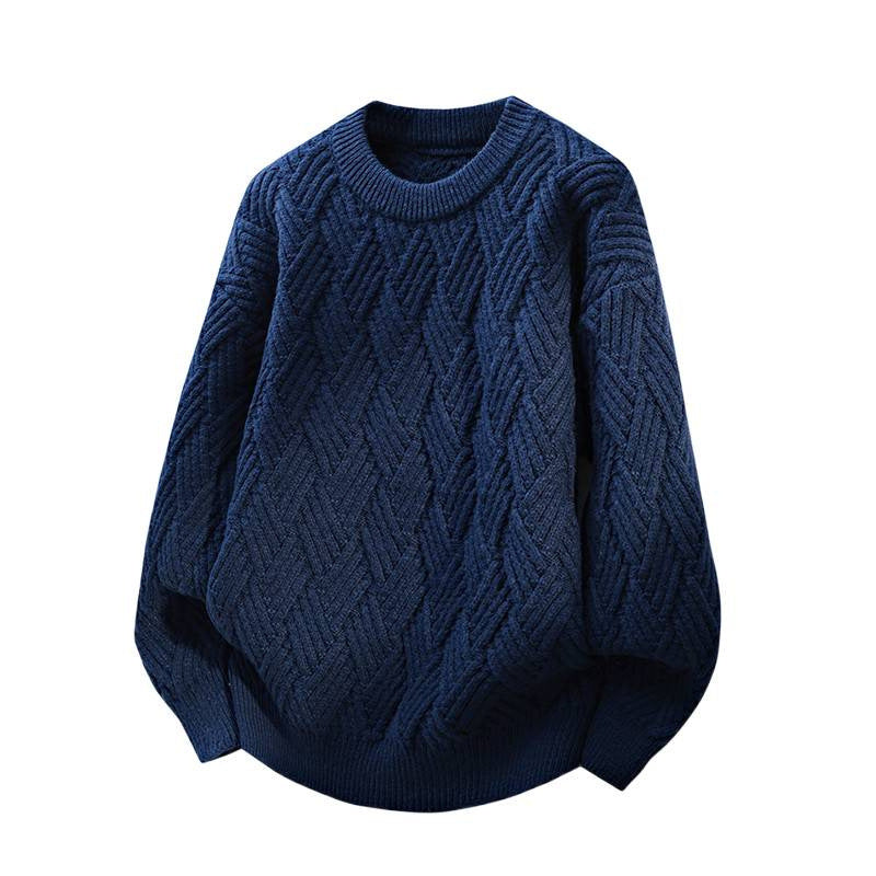 Damen Gemusterter Strickpullover R&B