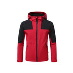 Herren Windbreaker Jacke mit verstellbarem Kapuzenkragen und seitlichen Taschen