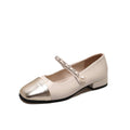 Damen elegante Mary Jane Ballerinas mit dekorativer Schnalle R&B