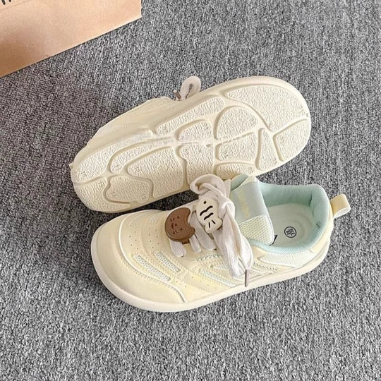 Damen Sportliche Sneakers mit süßem Tiermotiv und innovativem Schnürsystem R&B