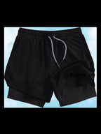 R&B | Atmungsaktive Doppel-Shorts für Männer