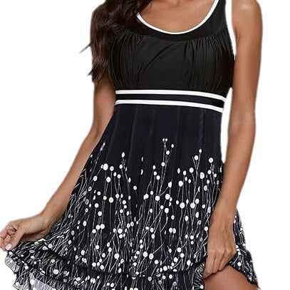Damen Schwimmdress mit Blumenmuster R&B
