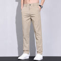 Herren modische Chino-Hose mit elastischem Bund und praktischen Seitentaschen R&B