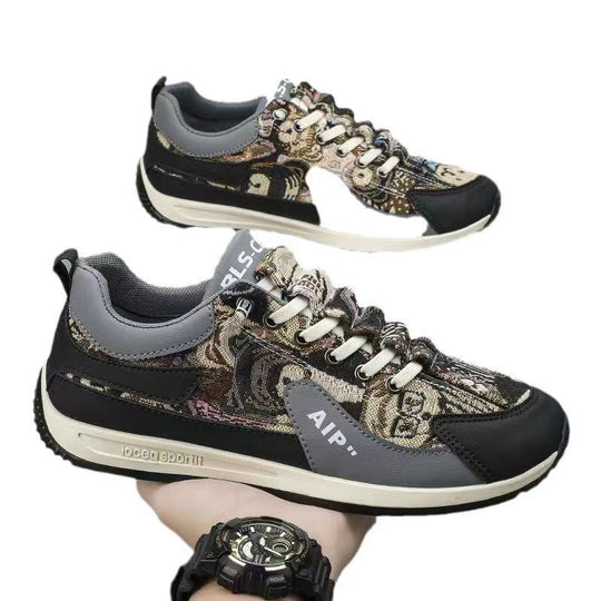 Damen Sportliche Sneakers mit modischem Motiv und gepolsterter Sohle R&B