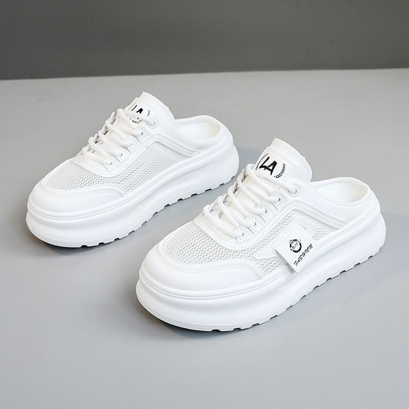 Damen sportliche Slip-On Sneakers mit atmungsaktiver Mesh-Oberfläche R&B