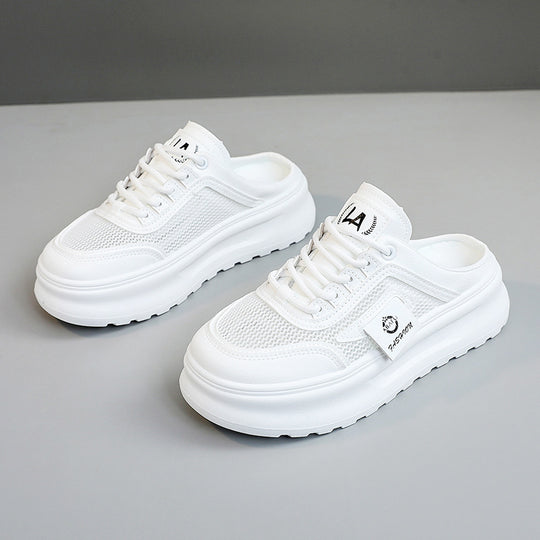 Damen sportliche Slip-On Sneakers mit atmungsaktiver Mesh-Oberfläche R&B
