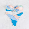 Damen Bandeau-Bikini mit verspieltem Schnitt R&B